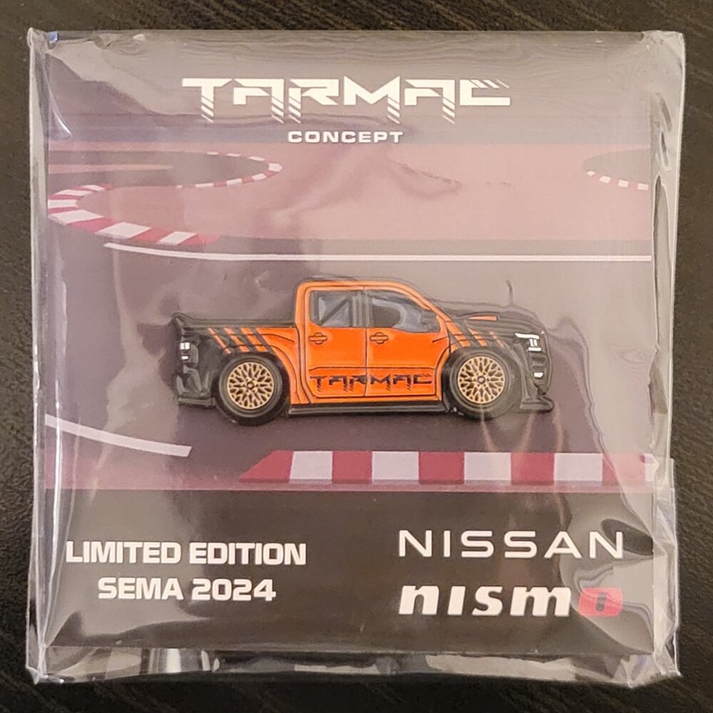 Leen Customs SEMA 2024 NISSAN NISMO Tarmac Limited Edition car Pin Black Friday